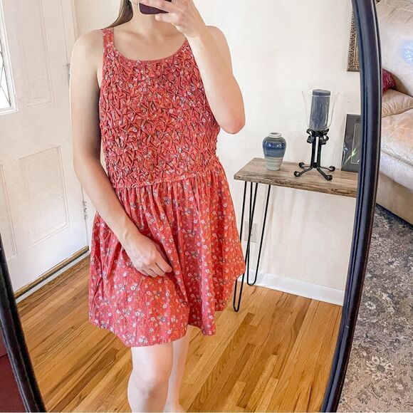 Free People Petunia Mini Dress Poppy Combo M - Picture 1 of 9